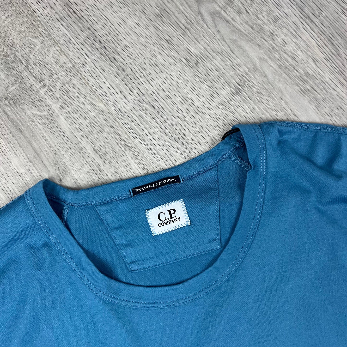 CP Company Patch T-Shirt - Aegean Blue