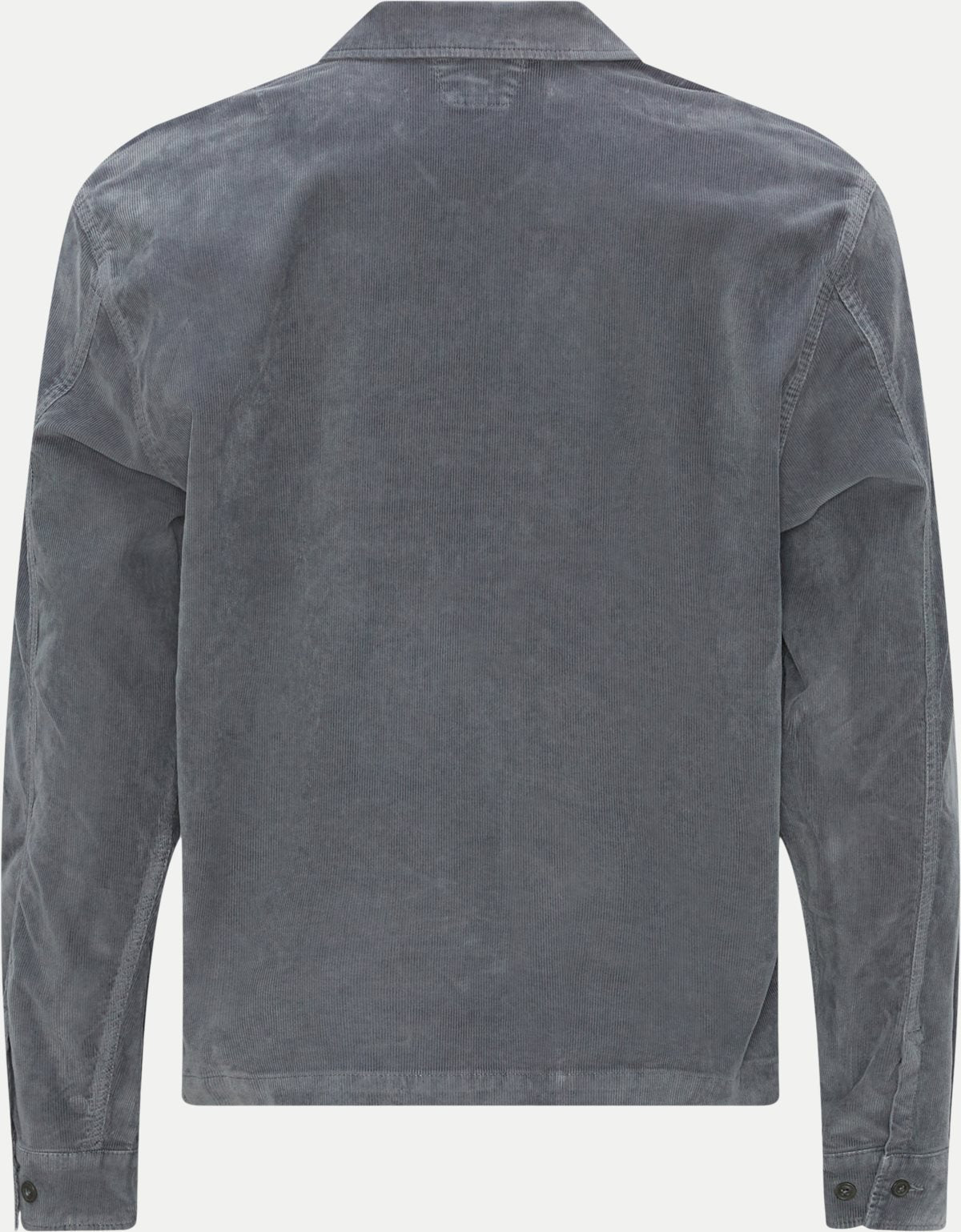 Cp Company Velluto Heavy Lens Shirt in Excalibur Grey