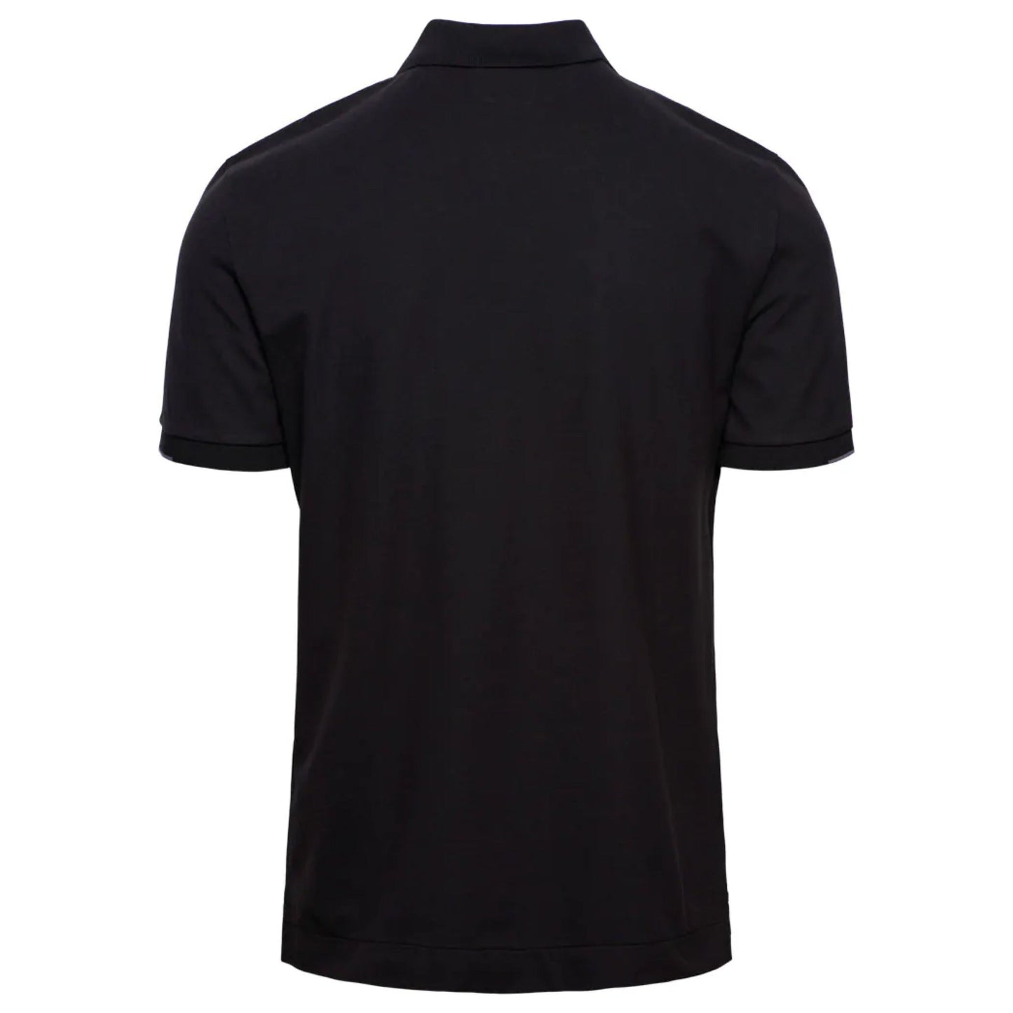 Cp Company Metropolis Series Striped Polo Shirt In Black