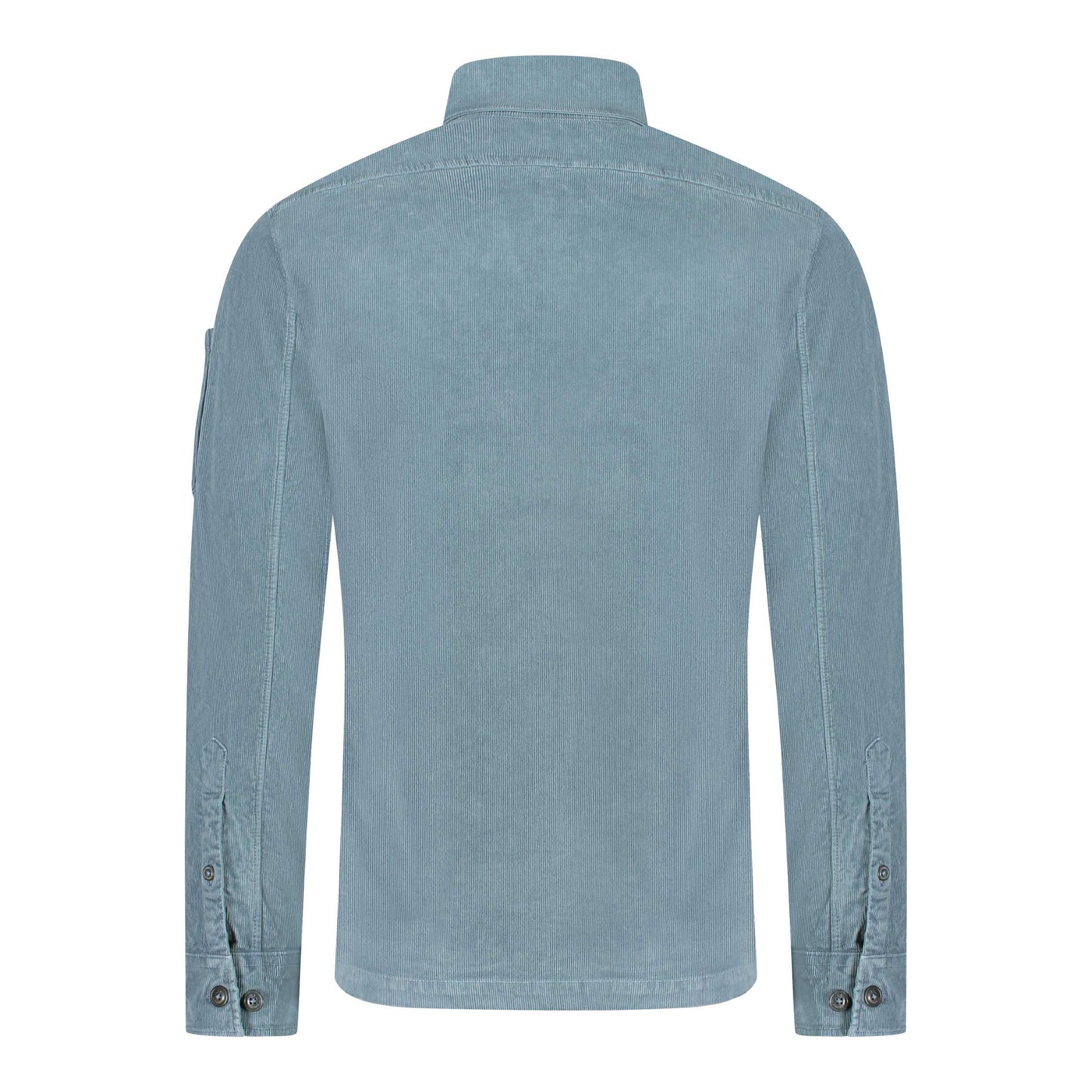 Cp Company Corduroy Button Up Shirt in Orion Blue