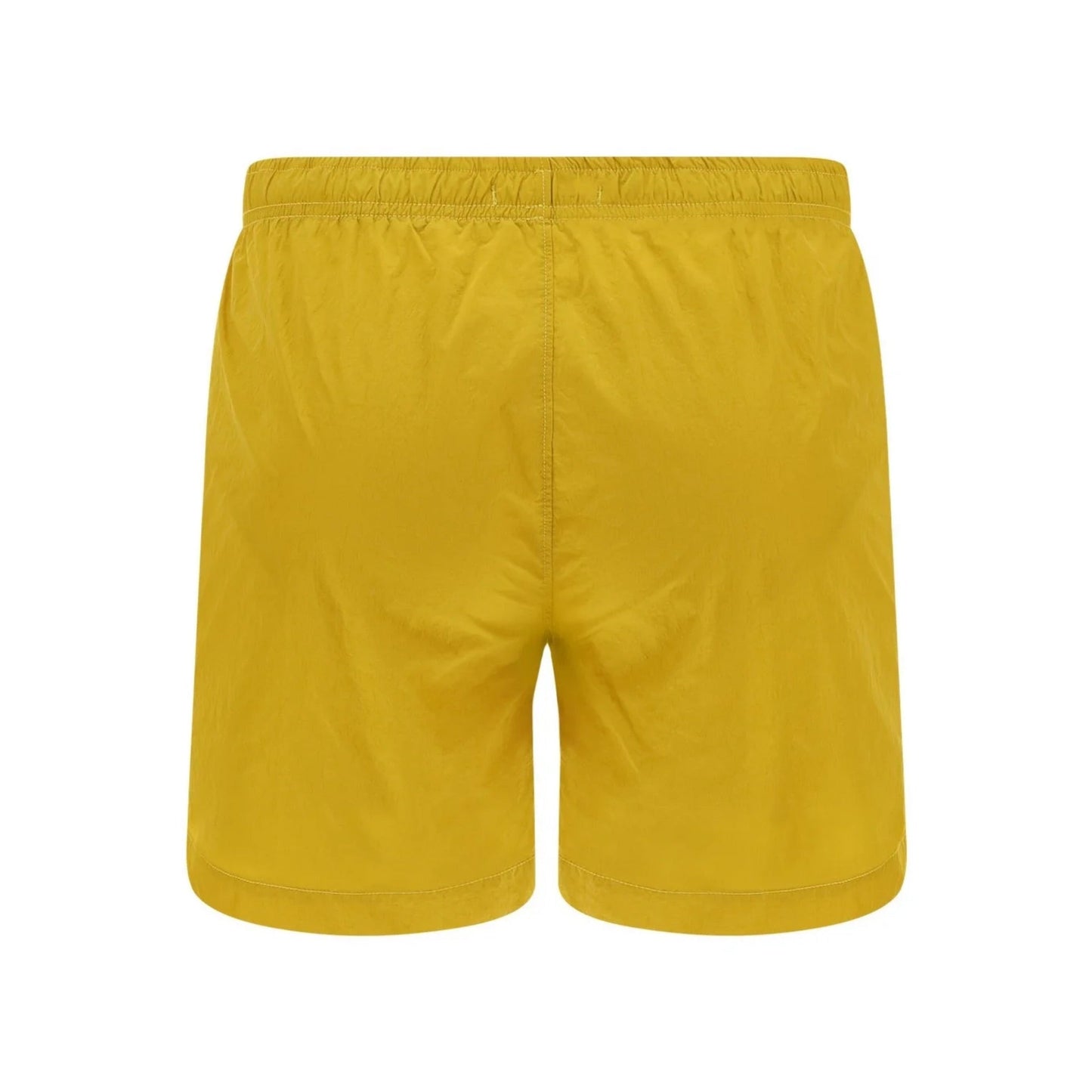 CP Company Chrome Patch Logo Swimshorts in Golden Nugget