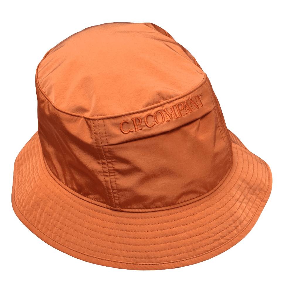 CP Company Chrome-R Bucket Hat In Orange
