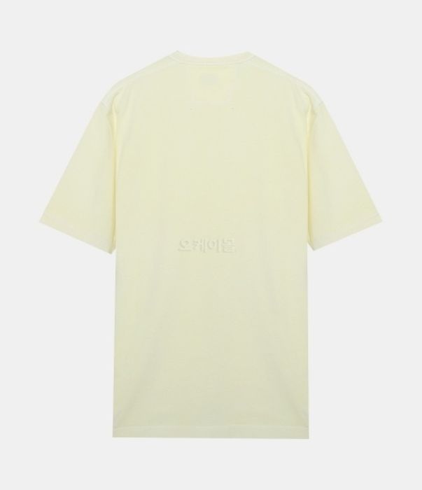 CP Company Old Dyed Pocket Tshirt In Yellow