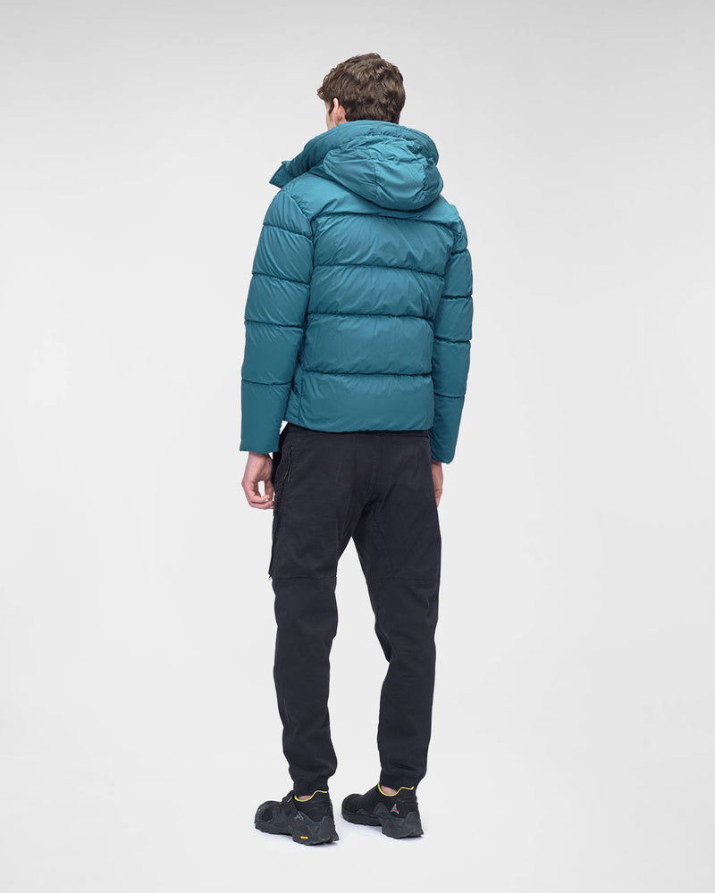 Cp Company Nycra-R Goggle Down Jacket Spruce Blue