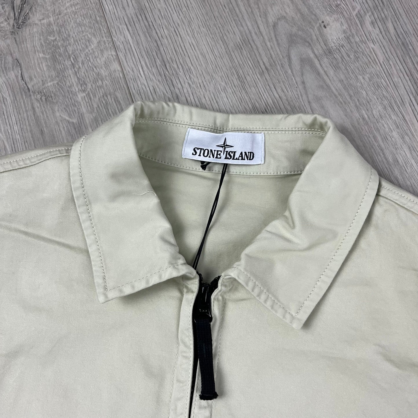 Stone Island Zip Overshirt - Sand