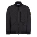 Stone Island Garment Dyed Crinkle Reps R-Ny Primaloft Bomber Jacket in Black