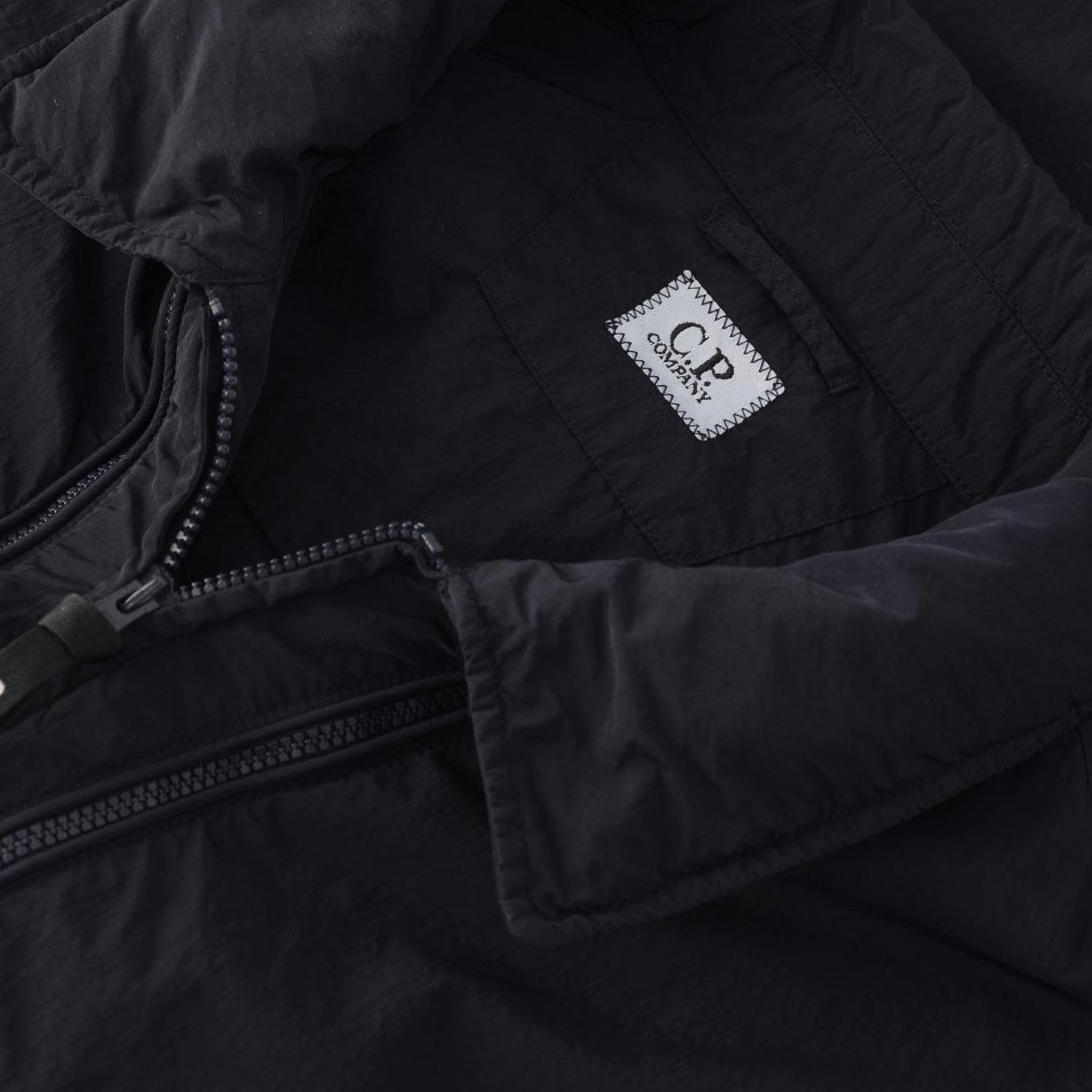 Cp Company Chrome-R Lens Overshirt in Navy