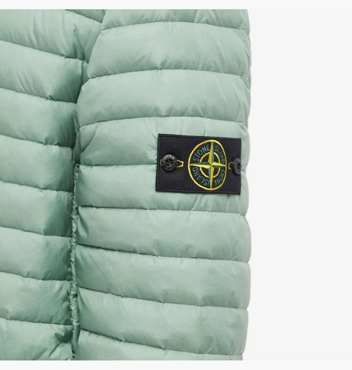 Stone Island Loom Woven Chambers R-Nylon Down Tc Packable Jacket In Light Green