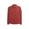 Cp Company Chrome-R Overshirt In 041A Red