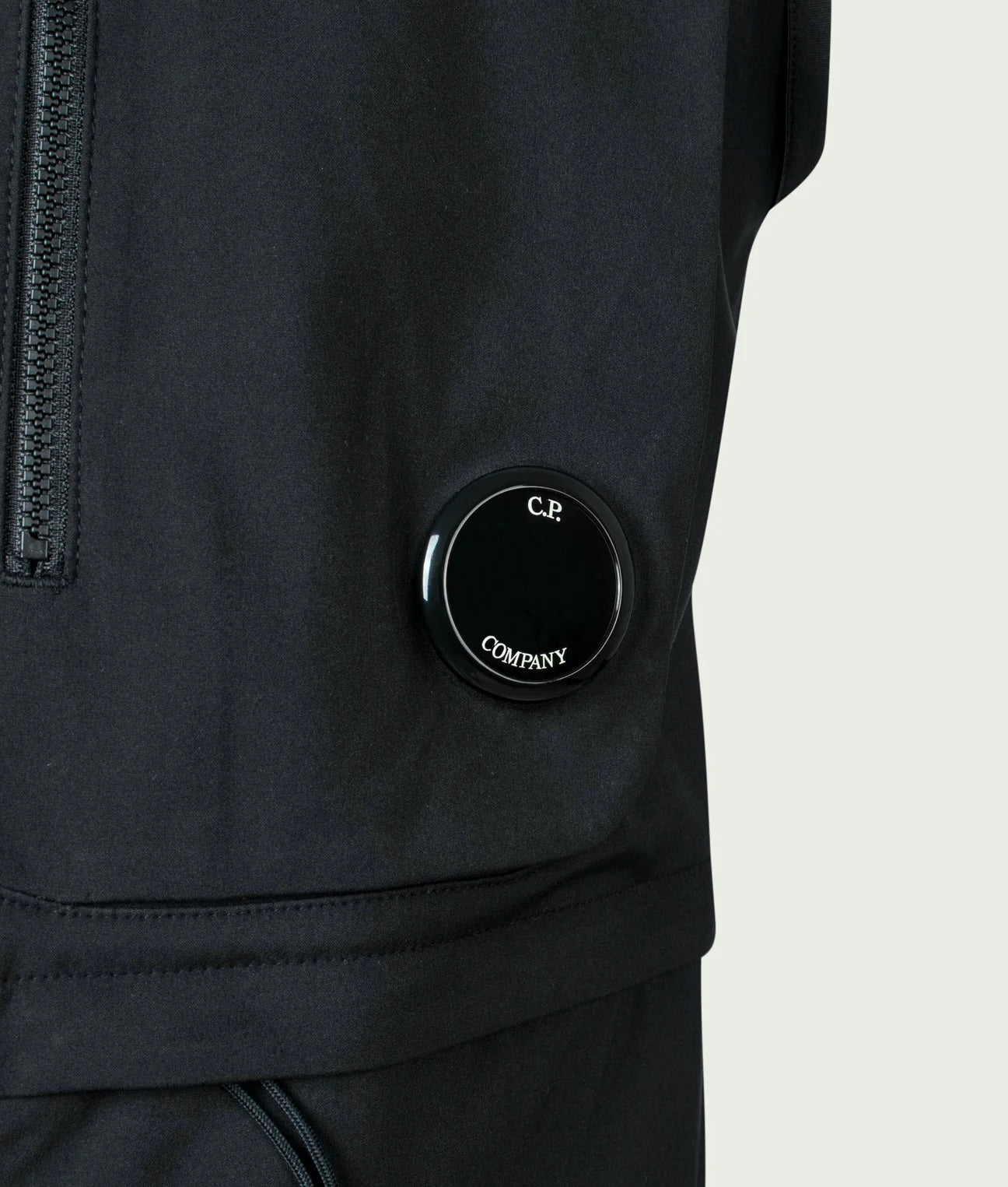 Cp Company Shell Utility Lens Gilet Black