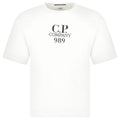CP Company 20/1 Jersey Boxy Logo T-Shirt White