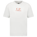 CP Company 30/1 Jersey Logo T-Shirt Gauze White