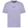 CP Company 30/1 Jersey Logo T-Shirt Lavender Violet