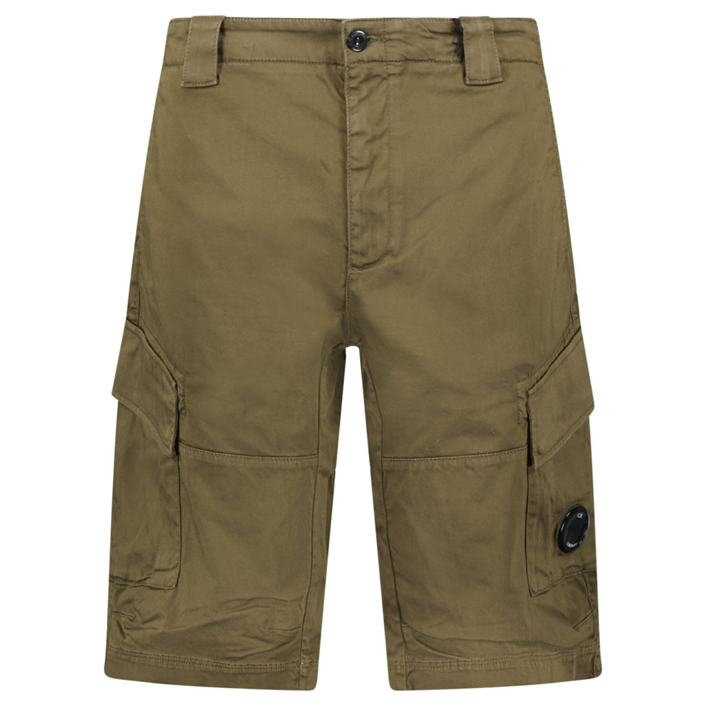 CP Company Bermuda Cargo Lens Shorts Ivy Green