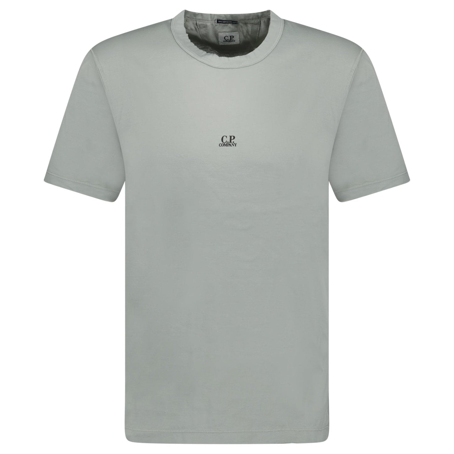 CP Company Chest Writing Logo T-Shirt Grey