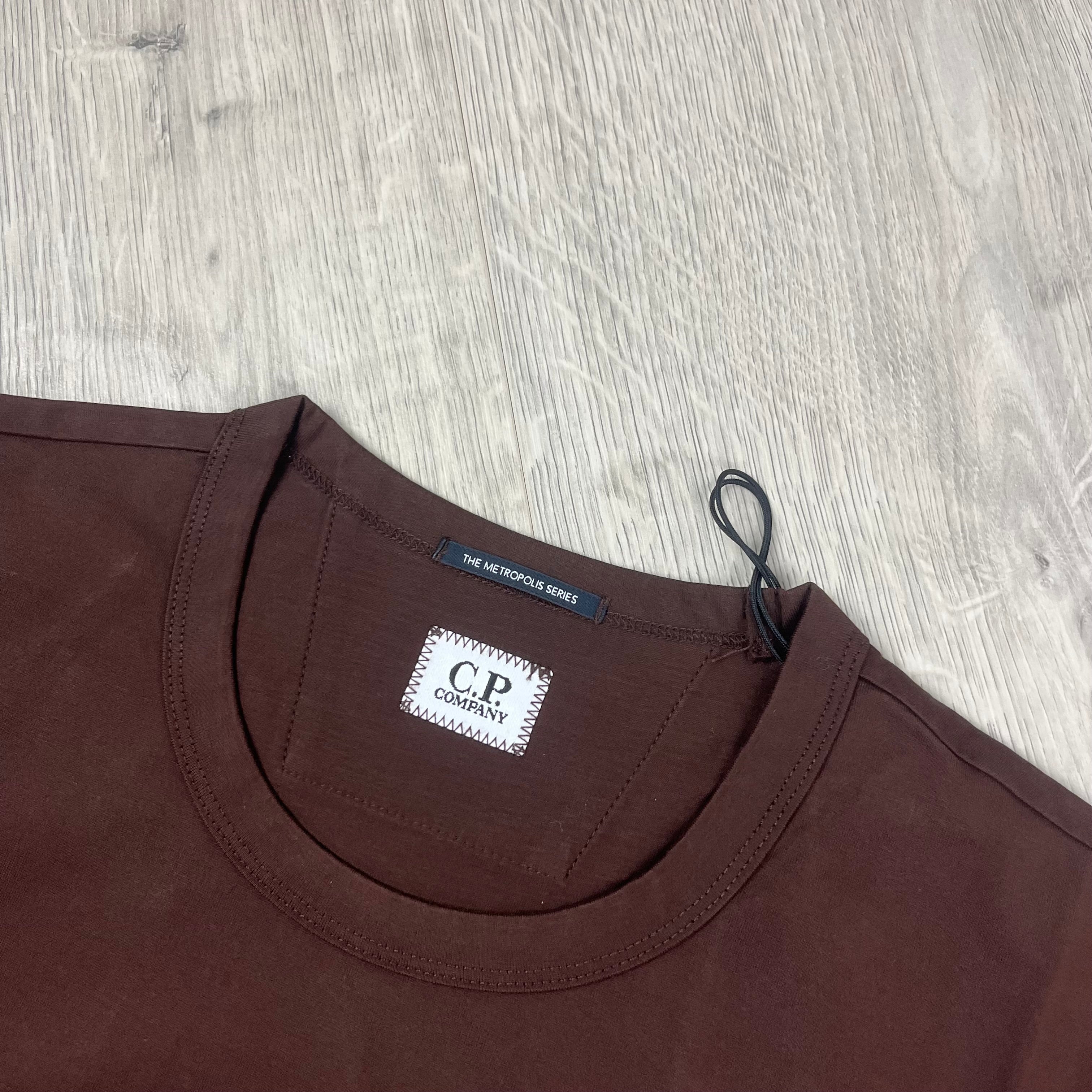 CP Company Metropolis T-Shirt - Rum Raisin
