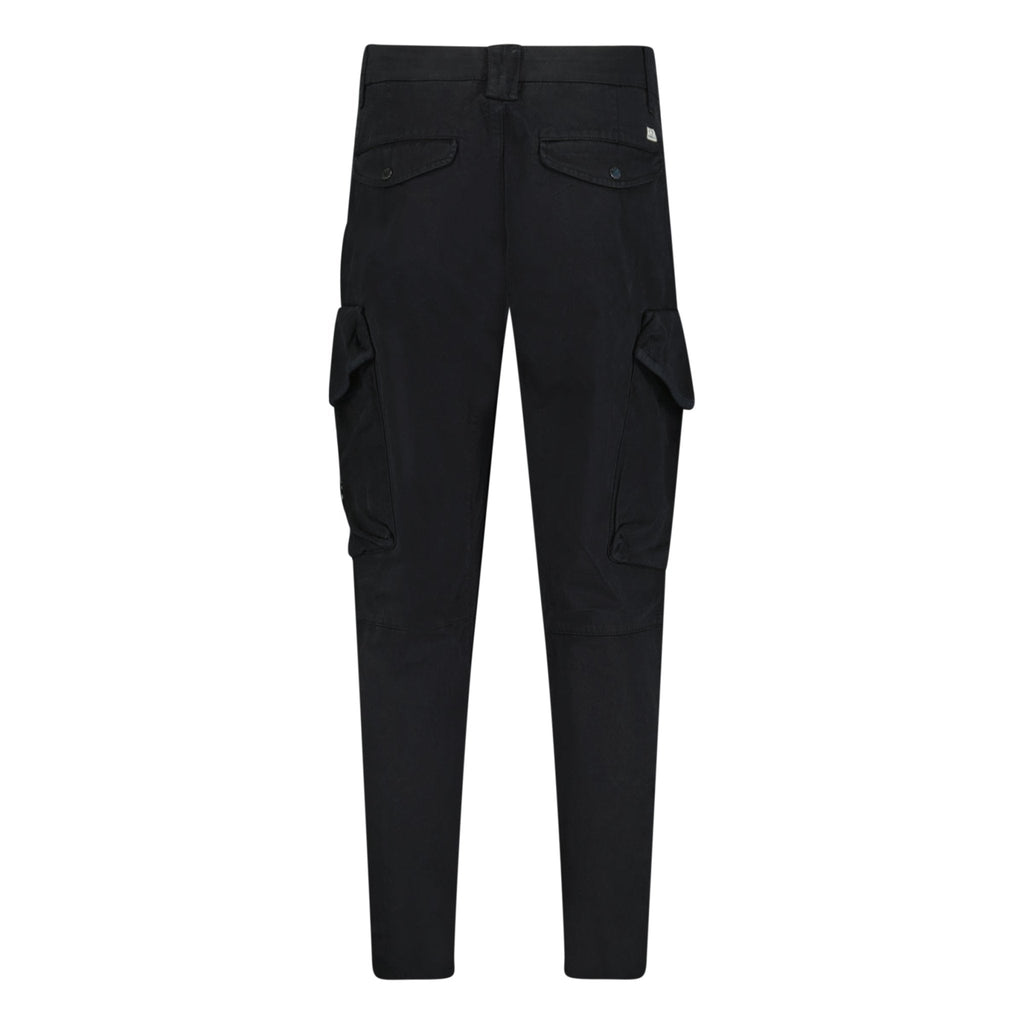 CP Company Stretch Sateen Utility Cargo Lens Pants Black