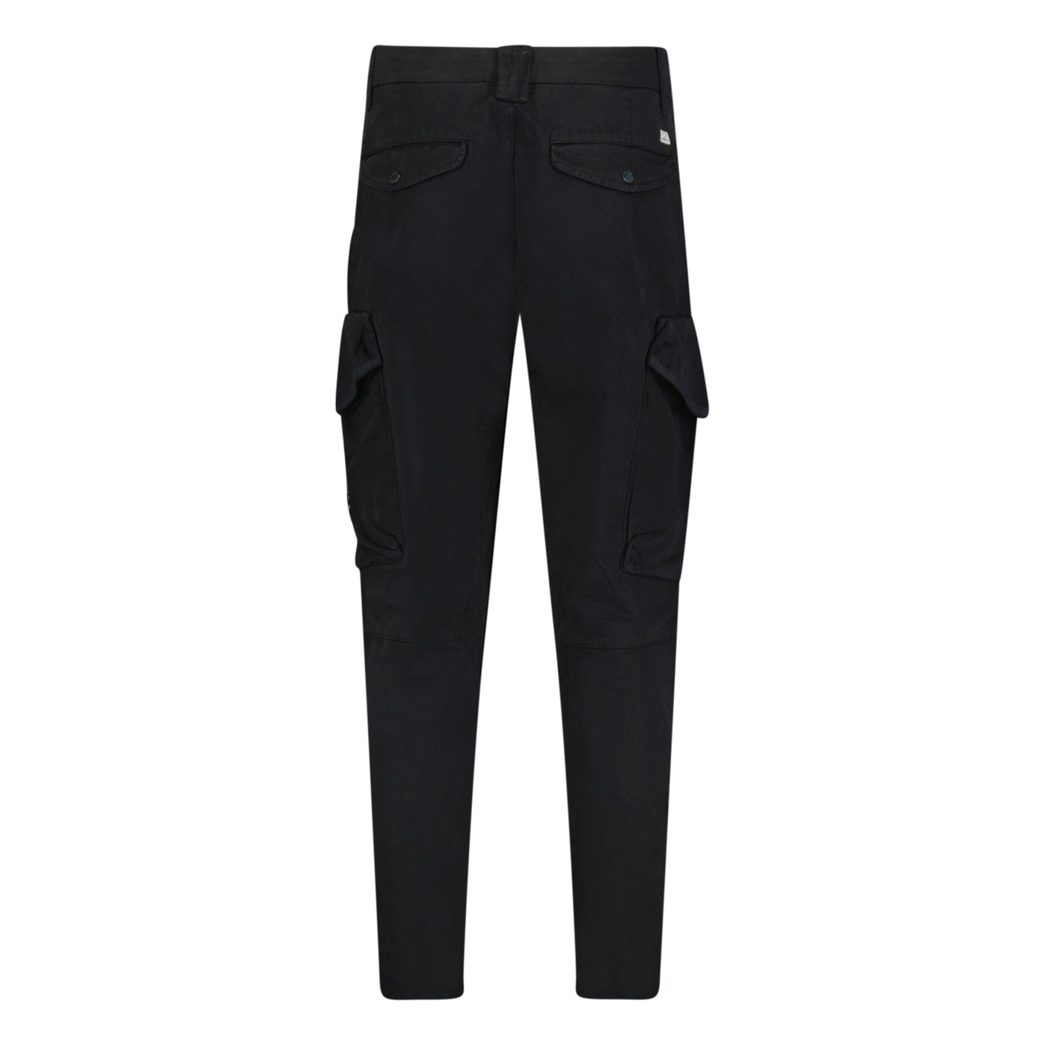 CP Company Stretch Sateen Utility Cargo Lens Pants Black