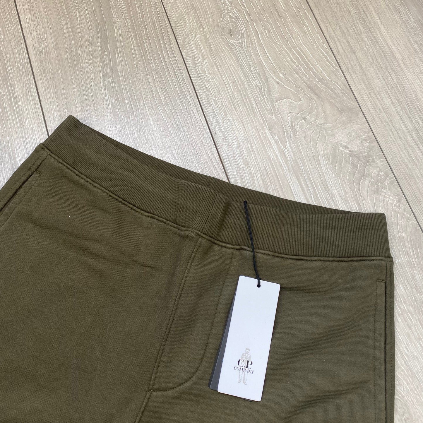 CP Company Raised Fleece Sweatpants - Ivy Green